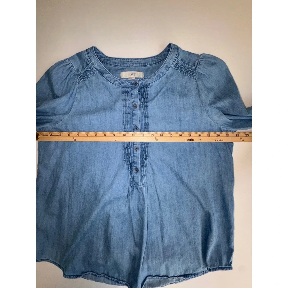 LOFT chambray denim